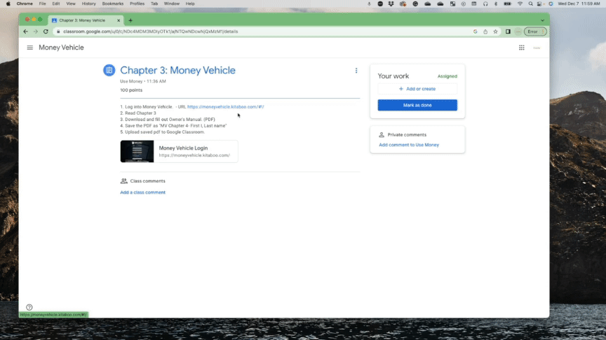 Google Classroom_ Student3 Google SSO Google Classroom_ Student3 Google SSO